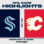 NHL Highlights | Kraken vs. Flames - February 8, 2025