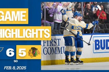 Game Highlights: Blues 6, Blackhawks 5 (SO)
