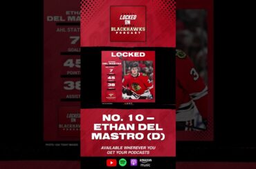 Chicago Blackhawks 2024-25 Midseason Prospects List -- No. 10 - Ethan Del Mastro (LD)