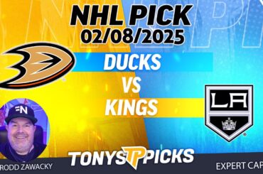 Anaheim Ducks vs LA Kings 2/8/25 NHL Pick Prediction