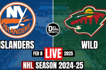 New York Islanders vs Minnesota Wild 🏒 NHL Game Score - Feb 8, 2025