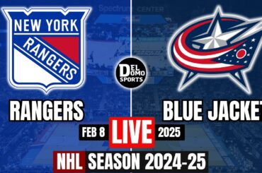 New York Rangers vs Columbus Blue Jackets 🏒 NHL Game Score - Feb 8, 2025