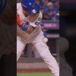 He got hit TWICE by the same pitch 😳 #mlb #baseball #mets #Dodgers #NLCS