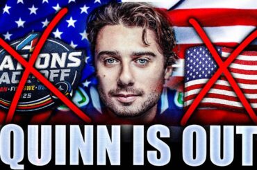 A HEARTBREAKING ANNOUNCEMENT FROM QUINN HUGHES: HE'S OUT OF THE 4 NATIONS (Canucks Updates)