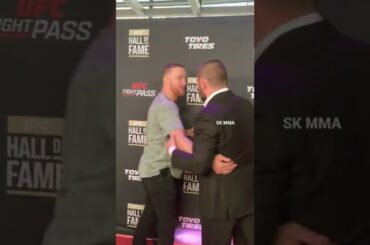 Khabib and Justin gaethje met once again #shorts #khabib