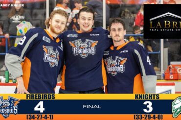 HIGHLIGHTS 3/18/23 - Firebirds Extend Home Win Streak to Eight with 4-3 Win Over London