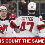 Devils Defeated The Penguins in a Seven-Round Shootout...Jonas Siegenthaler Got Injured