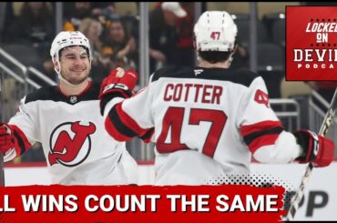 Devils Defeated The Penguins in a Seven-Round Shootout...Jonas Siegenthaler Got Injured