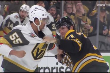 Keegan Kolesar vs Oliver Wahlstrom, NHL fight, Feb 8, 2025