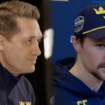 Hallam, Karlsson inför premiären 🇸🇪🎤 Head Coach Hallam and Erik Karlsson address the media