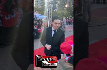 NJ Devils Erik Haula Signs Autographs On Red Carpet Before Home Opener #njdevils #shortsvideo #short