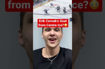 Erik Cernak's Goal from Centre Ice? NHL 2021 best moments! #shorts