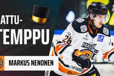 🎩 Markus Nenonen iski Liiga-uransa ensimmäisen hattutempun! 🔥