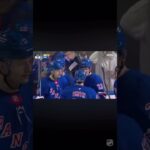 Alexis lafreniere starts off the game with the first goal 🔵🔴🗽#newyorkrangers#nhl#laffy
