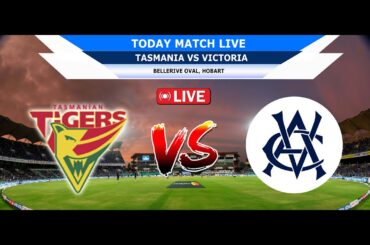 Match 18 Live - Tasmania vs Victoria | ODI | Marsh One Day Cup