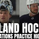 Finland Hockey Behind The Scenes of Four Nations Practice With Sasha Barkov, Ukko-Pekka Luukkonen