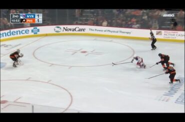 Miller Scores On Breakaway After Being Tripped!