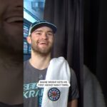 Shane Wright Gets His First Hockey Night Towel 😊