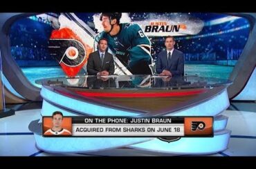 NHL Tonight:  Justin Braun talks expectations, joining Flyers with Hayes  Jul 15,  2019