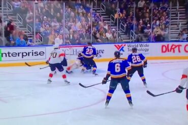 This leg save is so good Blues G #30 Joel Hofer 👀