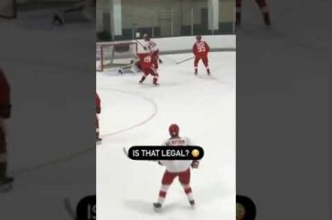 Is that legal!? Ultimate improvisation from Tyler Bertuzzi 😂