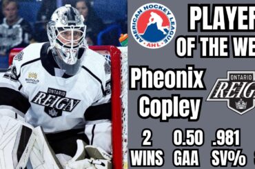 Pheonix Copley Earns AHL Goaltender Of The Week!