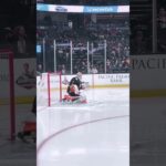 Lukáš Dostál Anaheim Ducks pre game RVH drills by @secondstringleathercompany770