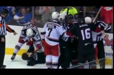 Griffins at Monsters Brawl Dec 27, 2015