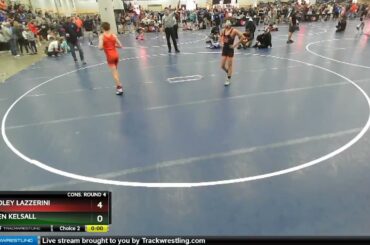 97 Lbs Cons. Round 4 - Bradley Lazzerini, OK Vs Soren Kelsall, IA 028c