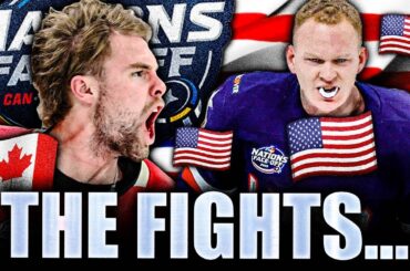 MORE INFO ON THE 3 FIGHTS: CANADA VS USA FIGHT NIGHT AT THE 4-NATIONS FACE OFF