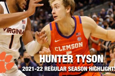 Hunter Tyson Regular Season Highlights | Clemson Forward/Center