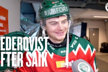 Filip Cederqvist efter 5-1 mot Skellefteå