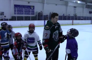 Scandella and Fontaine Practice With Kids