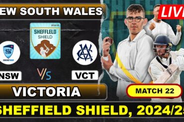Victoria vs New South Wales Live Cricket Today