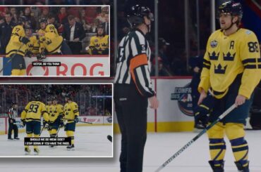 Nylander bakom kulisserna – uppmickad på isen