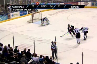 Hellberg Stops a Break Away Oppportuniy