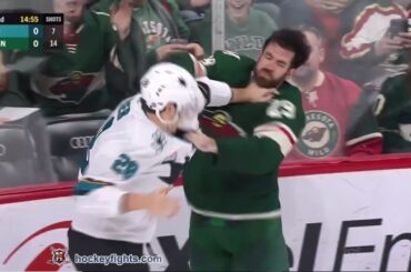 Timo Meier vs Greg Pateryn December 18th, 2018