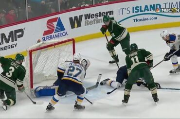 Zach Parise vs Blues 1:1 in power play 5 to 3