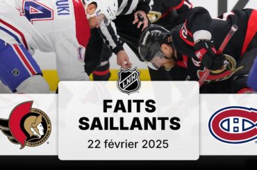 Canadiens vs Sénateurs | Faits saillants