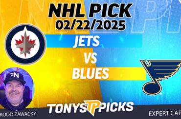 Winnipeg Jets vs St Louis Blues 2/22/25 NHL Pick Prediction