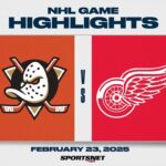 NHL Highlights | Ducks vs. Red Wings - February 23, 2025