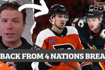 Rasmus Ristolainen, Jakob Pelletier ON ICE for Flyers as Team Returns From 4 Nations Break