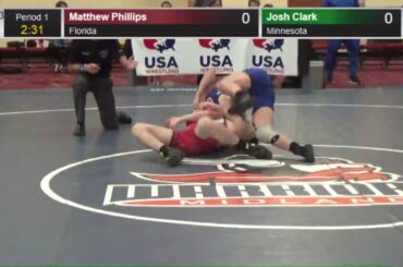 3 Men 132 Matthew Phillips Florida vs Josh Clark Minnesota 4759279104