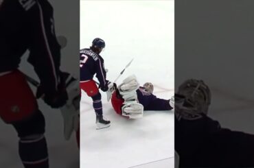 ELVIS LEAPING SAVE #nhl