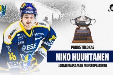 Liiga-kauden 2022-23 paras tulokas: Niko Huuhtanen