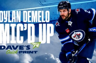 Best of Dylan DeMelo mic'd up at an NHL practice!