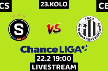 AC Sparta Praha - SK Dynamo České Budějovice 🔴LIVESTREAM🔴
