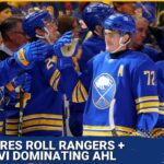 Sabres roll Rangers + Devon Levi dominating AHL