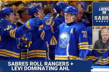 Sabres roll Rangers + Devon Levi dominating AHL