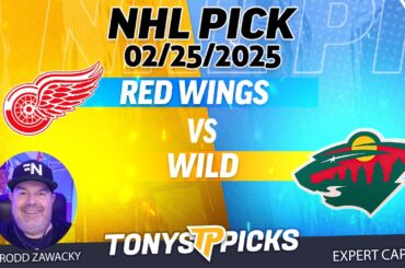 Detroit Red Wings vs Minnesota Wild 2/25/25 NHL Pick Prediction